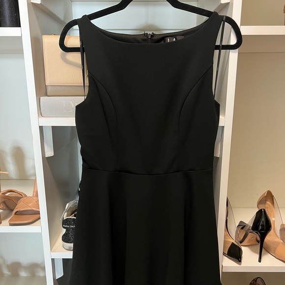 Lulu’s Fall For You Black Skater Dress Medium - Picture 6 of 9